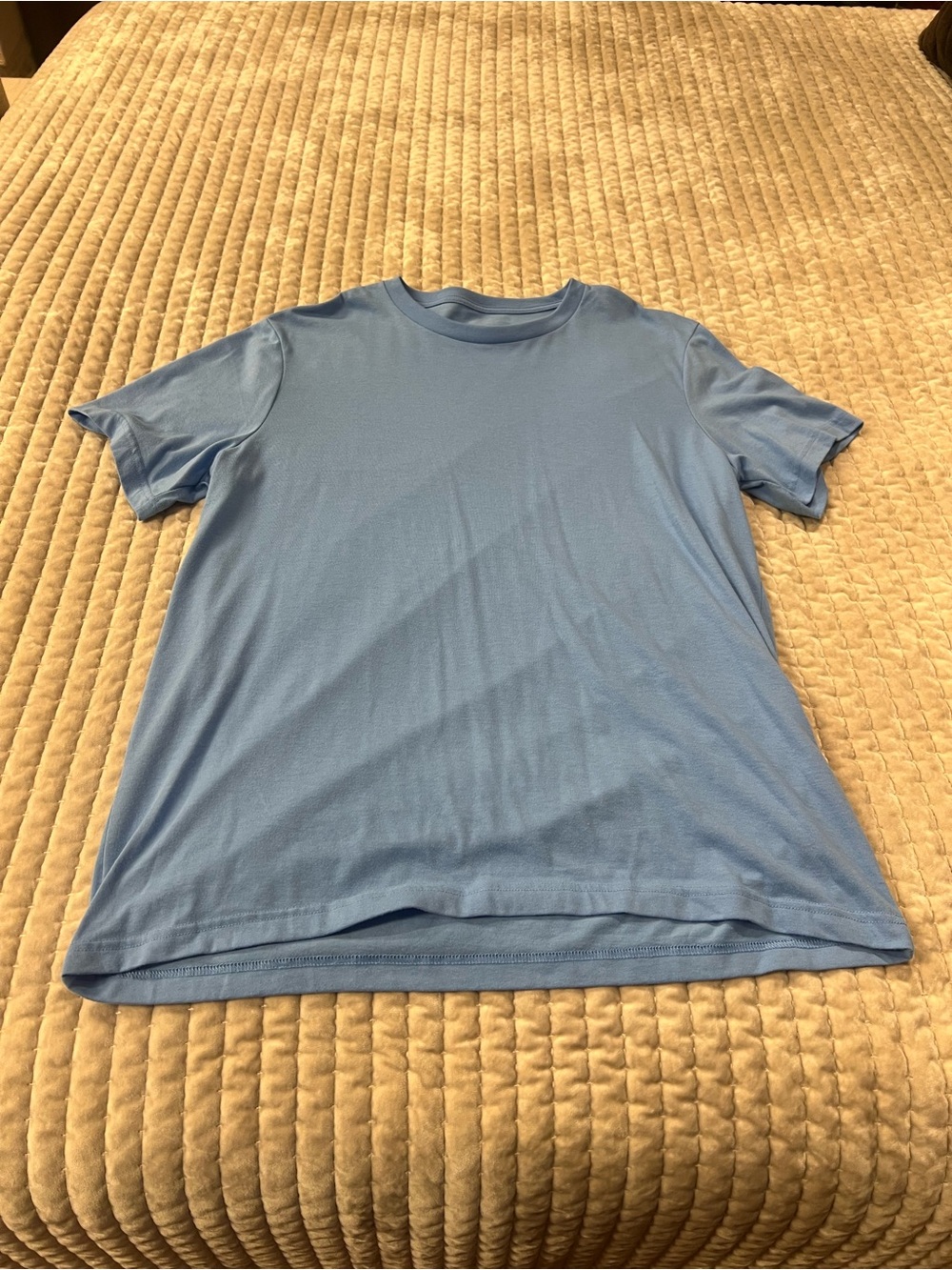 George Light Blue Crew Neck Short Sleeve Tee